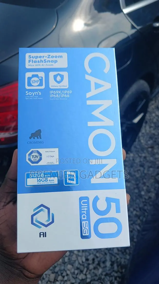 New Tecno Camon 50 Ultra 512 GB Black · Photo 1