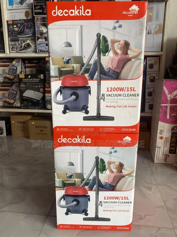 Decakila 1200w Vacuum Cleaner Wet Dry-Thermal Protection Motor · Photo 1