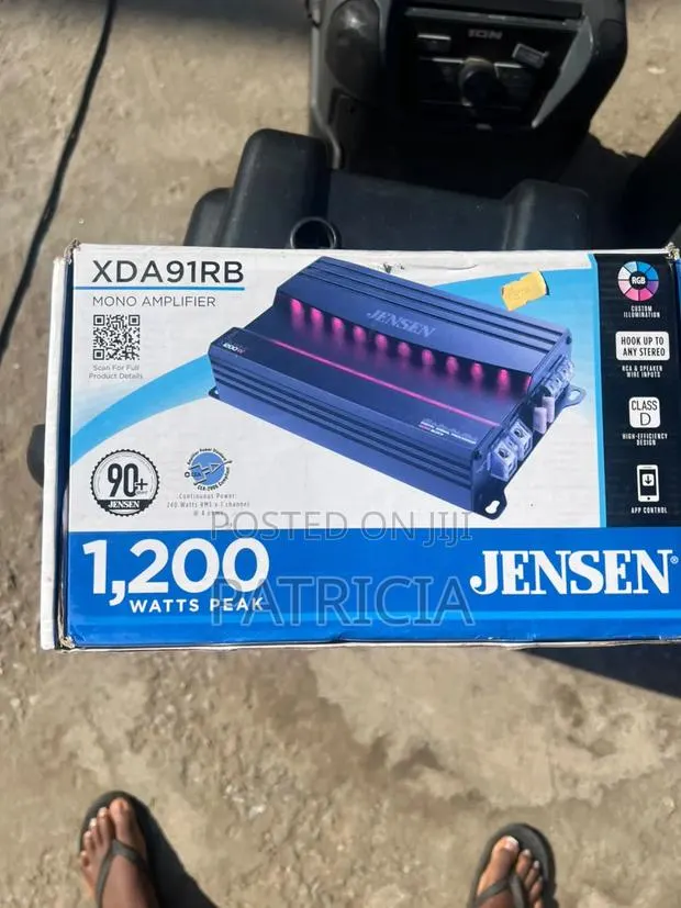 Jensen XDA91RB 1200W Peak Mono Car Amplifier – New · Photo 1