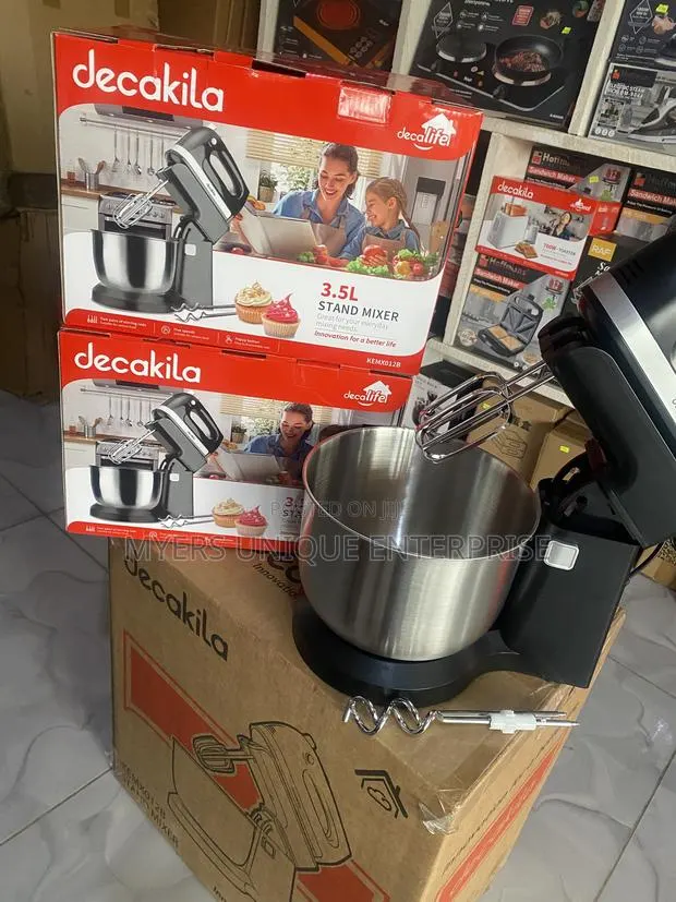 Decakila 3.5l Mixer(Stand)-Cake+Dough Bowl Set · Photo 1