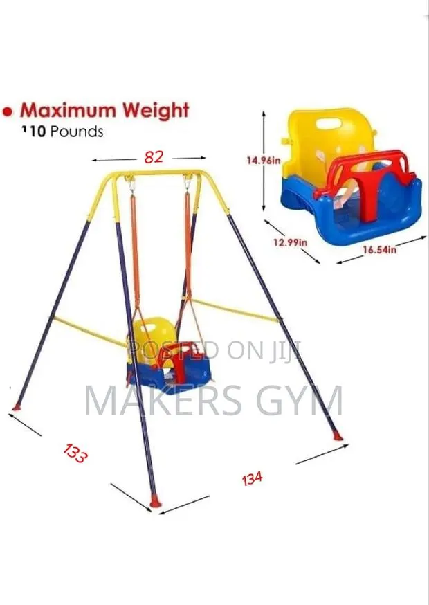 Swing Chair for Kids- Indoor Outdoor Seat for Playground · Photo 3