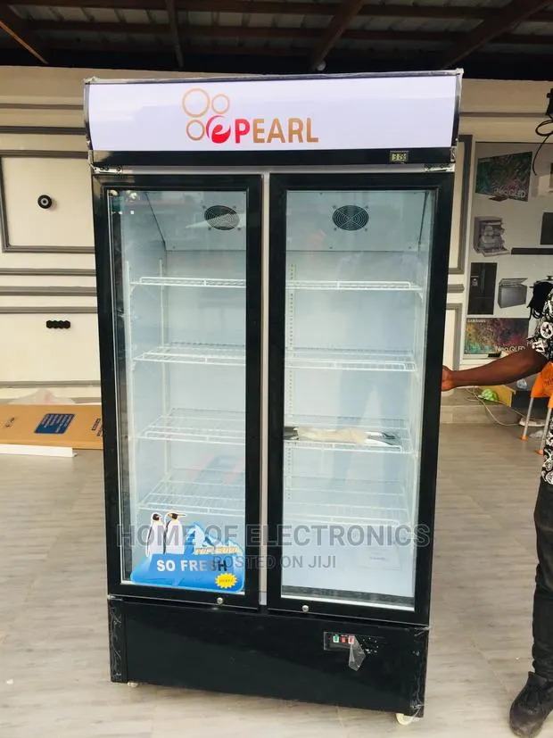 Order for Pearl 568 Liters Double Door Display Glass Fridge · Photo 1