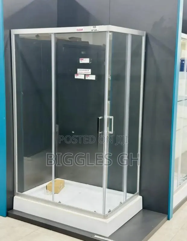 Clear Glass Shower Cubicle- 120×80 · Photo 1