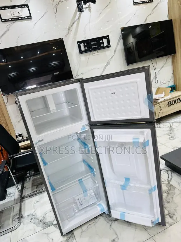Speek Dark Grey Double Door Fridge Pearl Pf-2521w0-5e · Photo 1