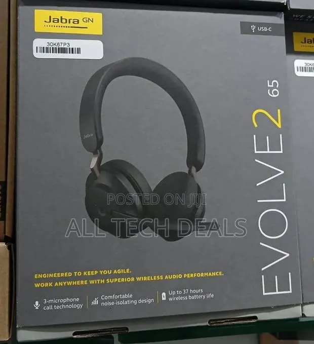 Jabra Evolve2 65 Stereo Wireless on-Ear Headset · Photo 1