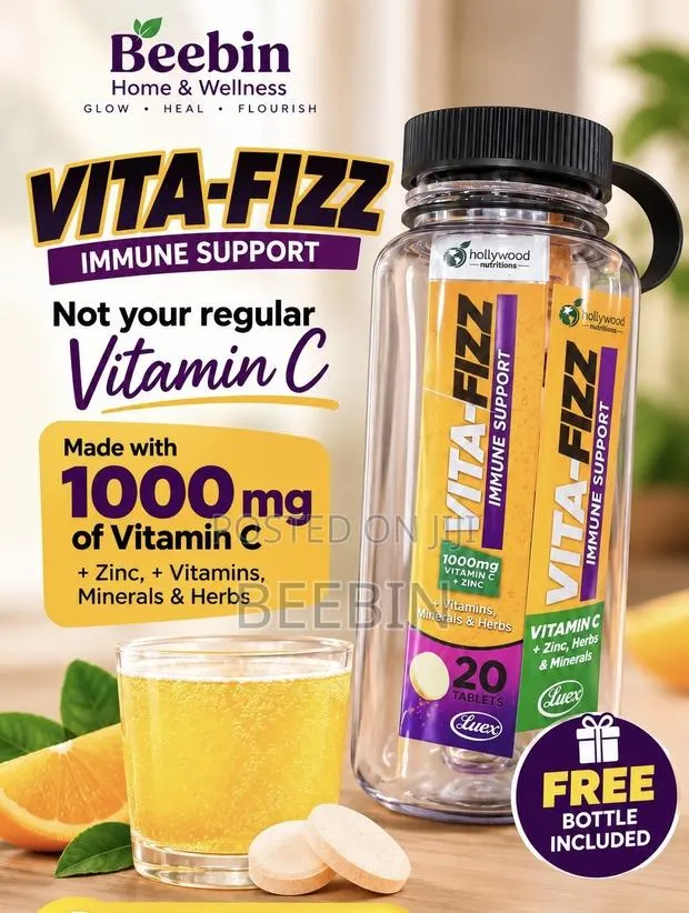 Vita-Fizz 1000mg Vitamin C + Zinc Effervescent Tablets in Bottle · Photo 1