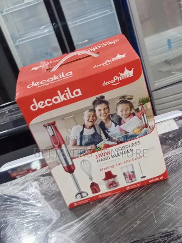 Rechargeable Decakila Hand Blender – Fast, Powerful Portable · Photo 1