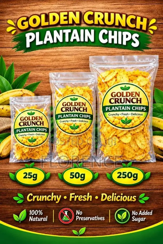 Golden Crunch Plantain Chips · Photo 1