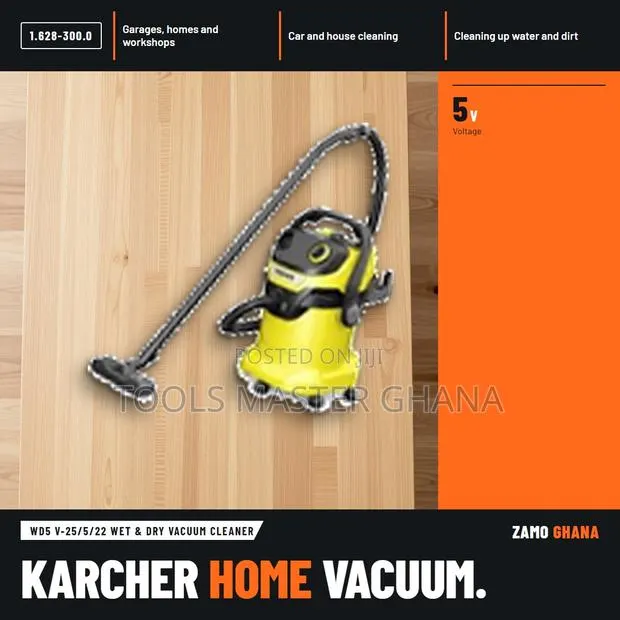 Wd5 v-25/5/22 Wet & Dry Vacuum Cleaner - 1.628-300.0 · Photo 1