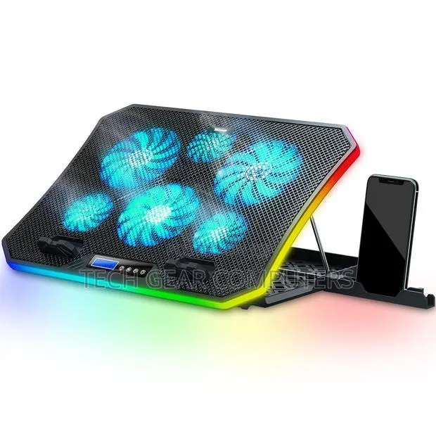 TopMate C12 Laptop Cooling Pad RGB Gaming Notebook · Photo 1