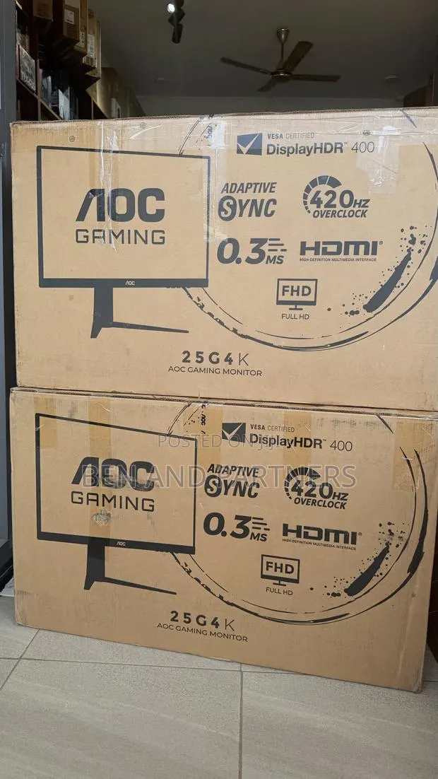 AOC 25”, FHD, IPS, 420hz HDR Gaming Monitor · Photo 1