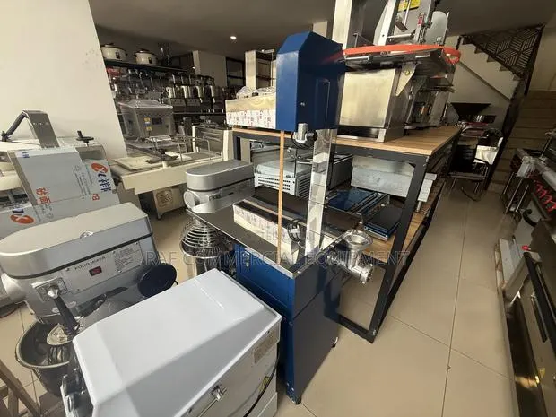 Commercial 2 in 1 Standing Bonesaw and Meat Grinder · Photo 1