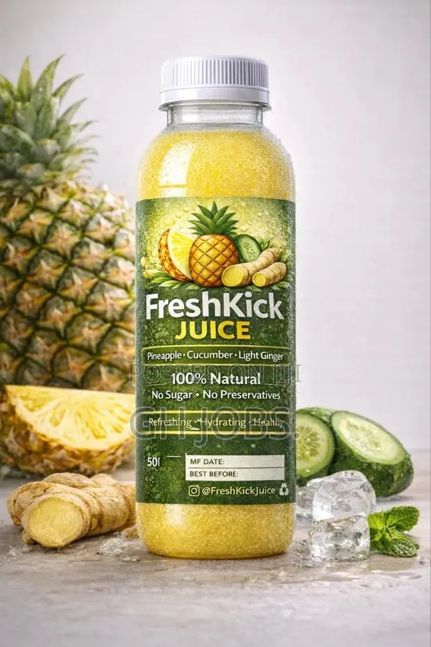 Freshkick Pineapple, Cucumber And Ginger Juice · Photo 1