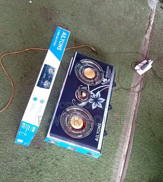 AILYONS Glass Top 3-in-1 Gas Stove – Stylish Powerful 3 in 1 · Photo 1