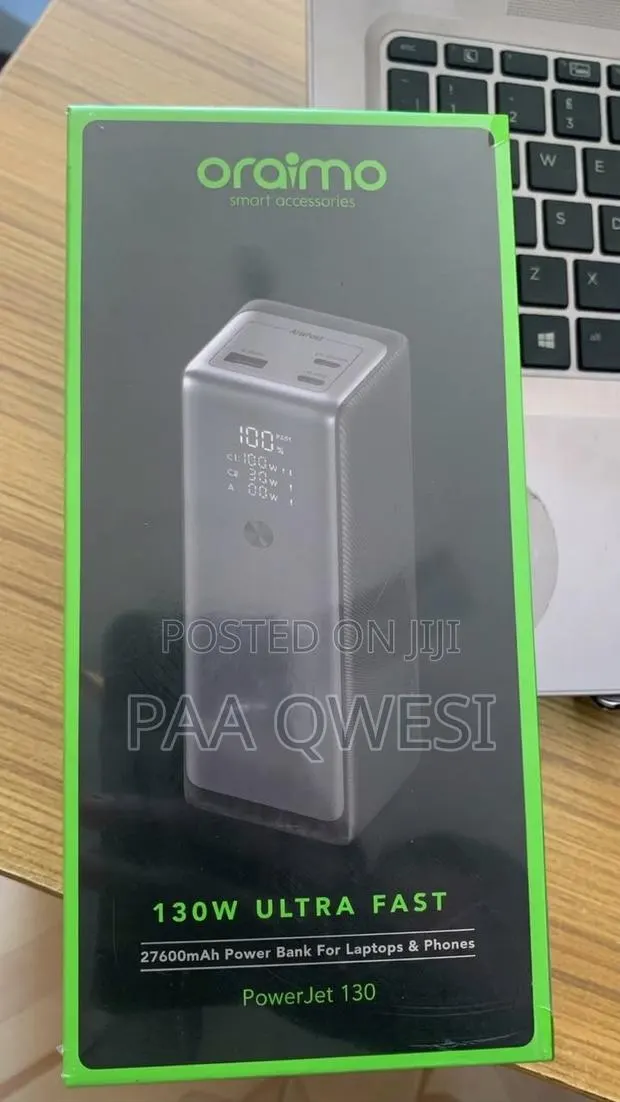 Oraimo PowerJet 130 Ultra Fast 27600mAh Portable Power Bank · Photo 1