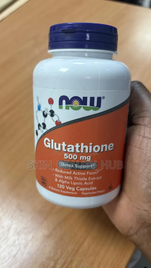 Now Glutathione With Milk Thistle 500mg 120 Capsules · Photo 1