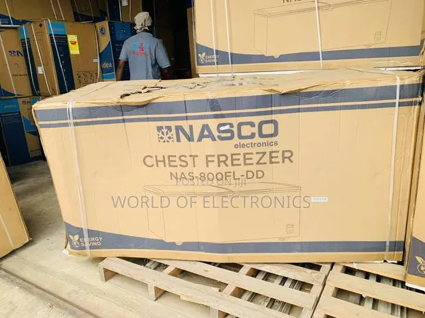 Limited Nasco 545 LTRS Double Door Chest Freezer – Gold (NAS-800FL-DD) · Photo 1
