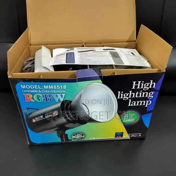 500w Studio Light RGB Photography Video Light for Content Streaming, · Photo 1