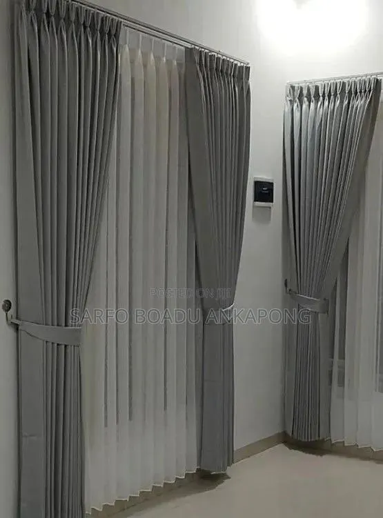 Gray Pinch Curtains Designs · Photo 5