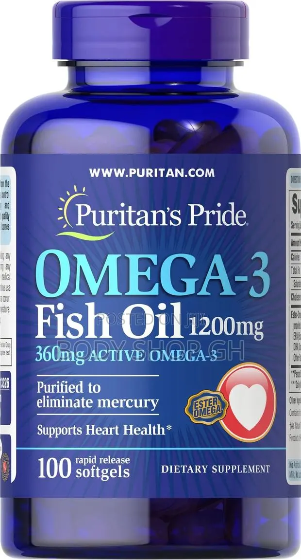 OMEGA 3 Fish Oil for Healthy Hearth and Overall Wellness · Photo 1