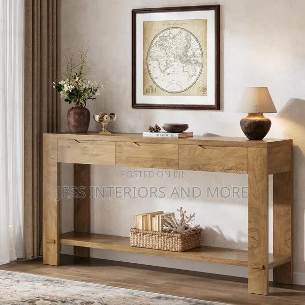 Console Table With Storage Drawers · Photo 1