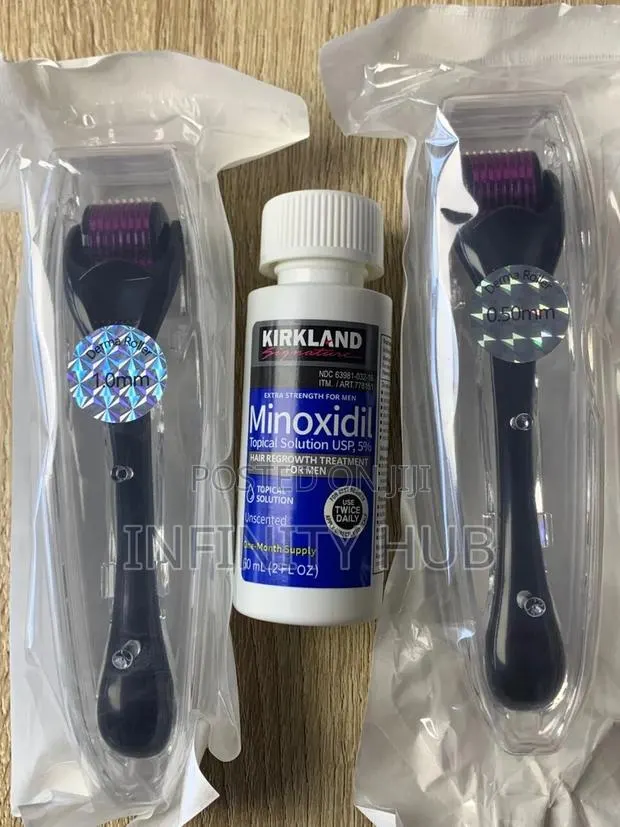 Kirkland Minoxidil and Derma Roller · Photo 1