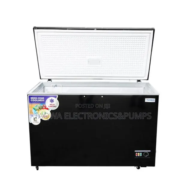 In Stock Nasco 400 Litres Black Chest Freezer · Photo 1