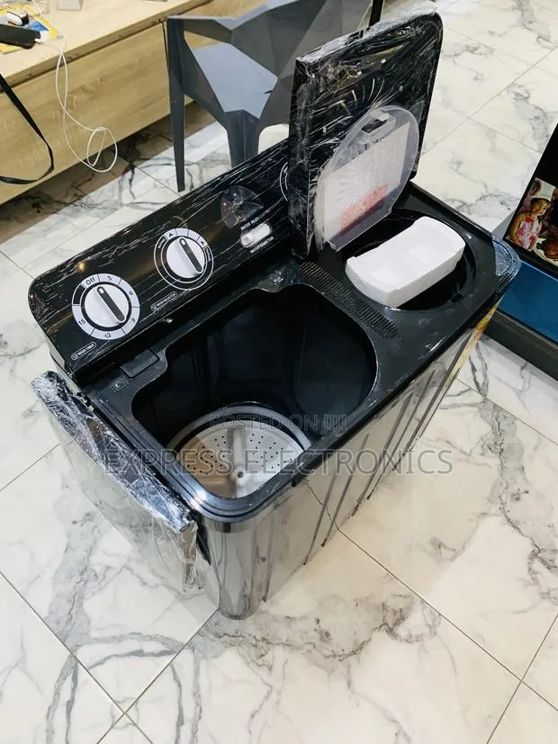 Newly Sealed Nasco 7.0kg Twin Tub Washing Machine - Dark (NAS-07-TW) · Photo 1