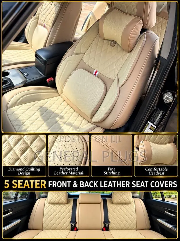 Enjoy Stylish Protection :Original Leather 5 Seater Car Seat Covers · Photo 1