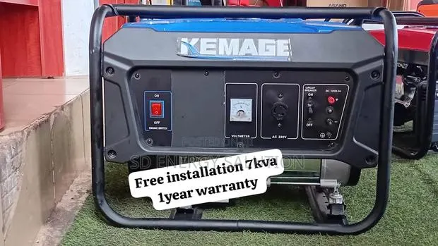Kemage 7kva Electric Generator–Powerful Engine Fuel Efficiency 7kva · Photo 1