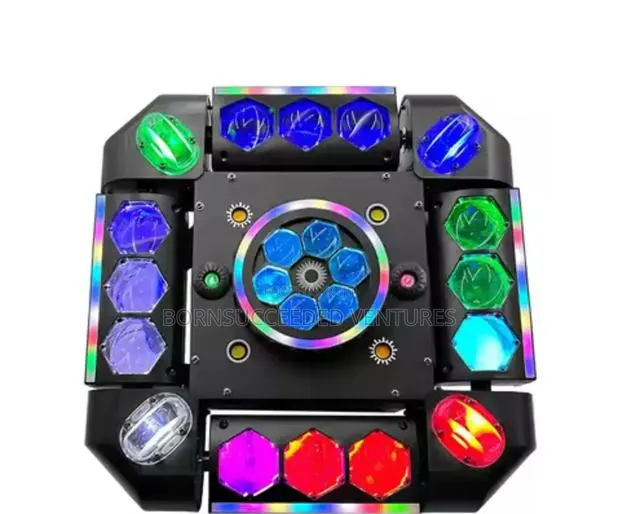 16-Arms Bee Eye Moving Head Lights DMX LED Beam Lights Stage for Party · Photo 1