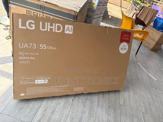 Elegant Lg 55” Uhd Ai Smart Tv Brilliant Colors Smooth Performance · Photo 1