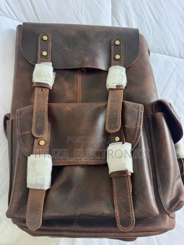 Dakota Buffalo Leather Backpack - Emerson Leather