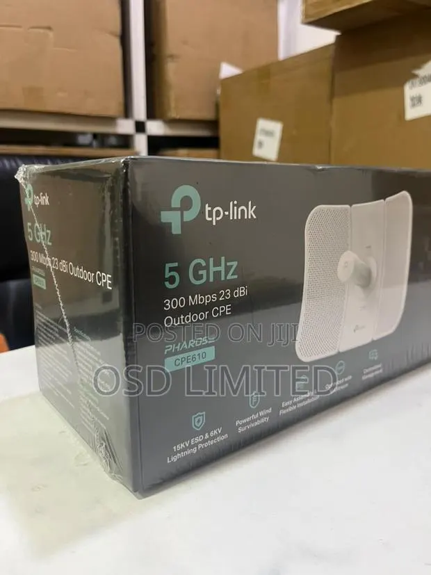 TP-Link CPE610 With Lightning ESD Protection · Photo 1