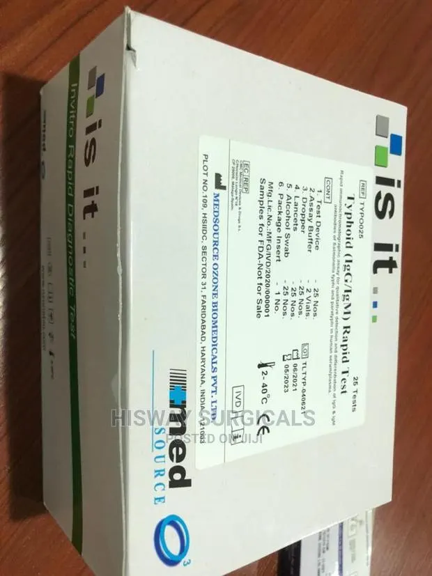 Typhoid Test Kit · Photo 1