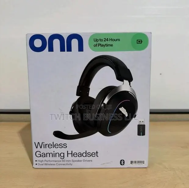 Onn Wireless Gaming Headset Boom+Rgb · Photo 1