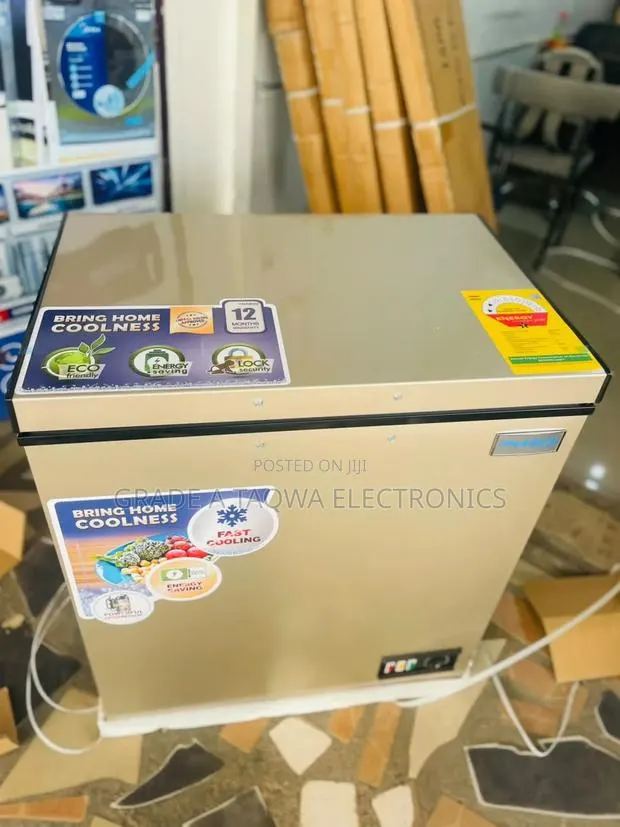 Sleek Grey Exterior Nasco 150L Chest Freezer · Photo 1