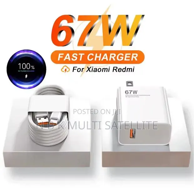 Original 67W Xiaomi Charger USB C Redmi Note 13,15,14 and More · Photo 1
