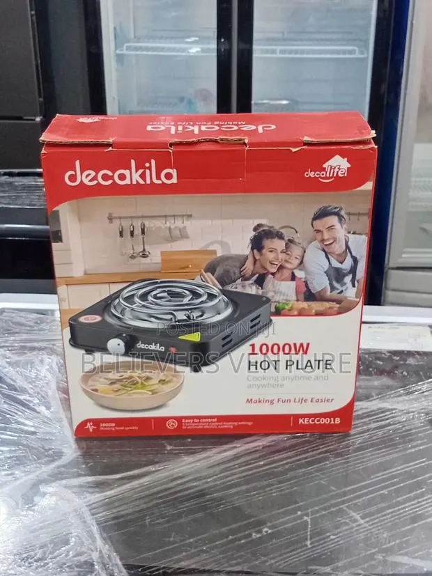 Cook With Confidence Using the Decakila 1000w Electric Hot Plate · Photo 1