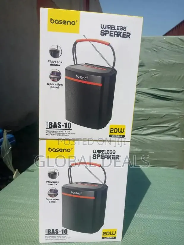 Baseno BAS-10 Wireless Speaker 20W - Portable Bluetooth Speaker · Photo 1