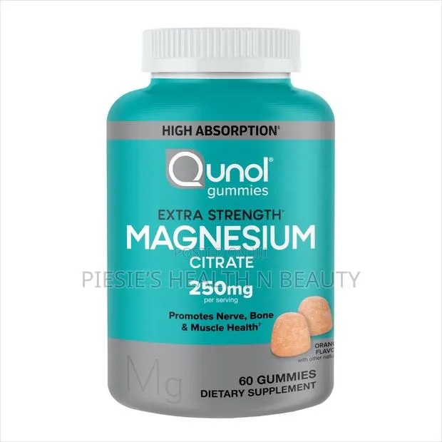 Qunol Extra Strength Magnesium Citrate, 250mg -60 Gummies · Photo 1