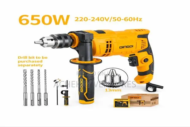 Impact Drill 650w 13mm – Electric Corded Drill · Photo 1