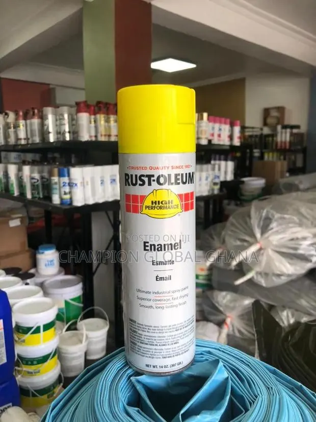 Rust-Oleum Enamel Fluorescent Yellow · Photo 1