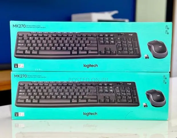 Logitech Mk270 Wireless Keyboard and Mouse Combo · Photo 1