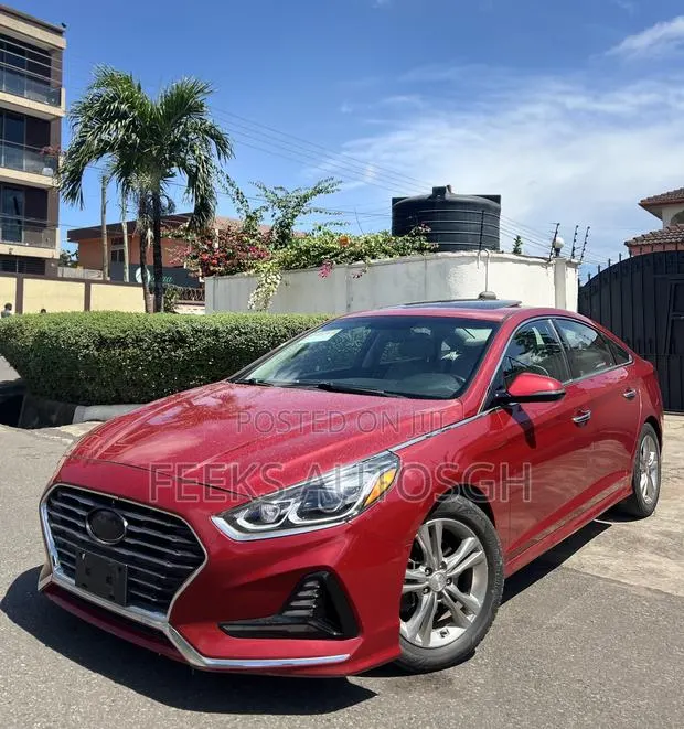 Hyundai Sonata Limited 2018 Red · Photo 1