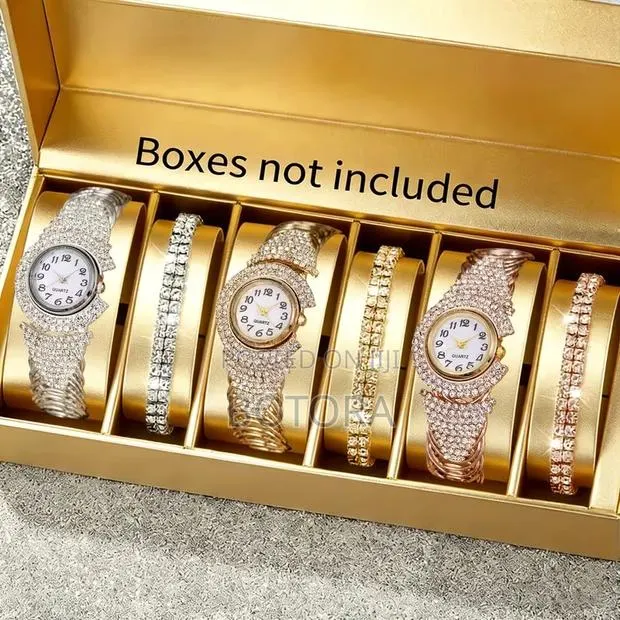 Battery Replacement Required Women’S 2-Piece Jewelry Set – Stylish · Photo 1