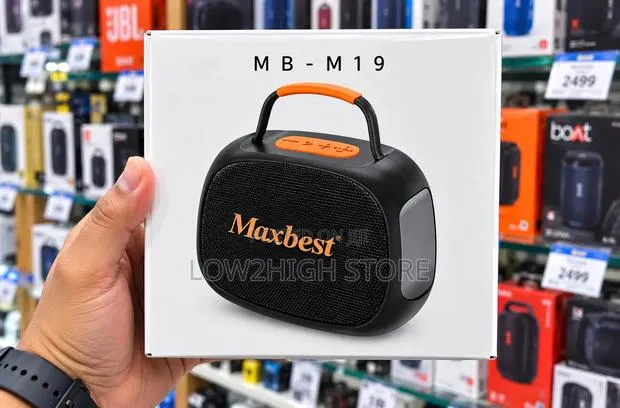 Maxbest MB-M19 / MB-M15 Extra Bass Bluetooth Speaker - Low2High · Photo 1