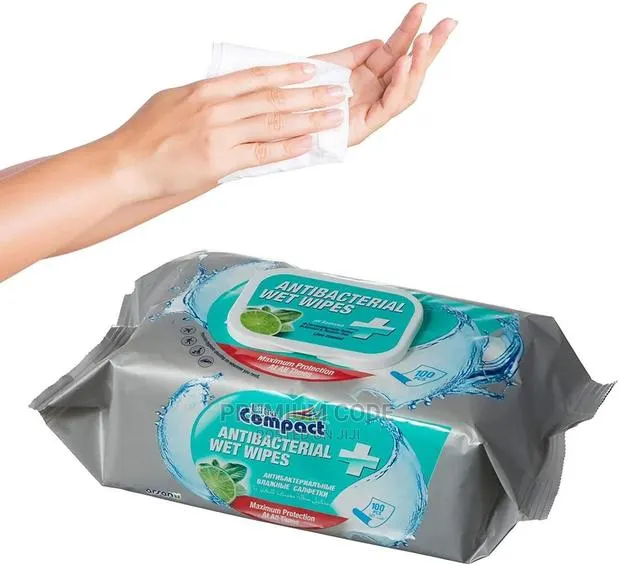 Antibacterial Wet Wipes, Ultra Compact · Photo 1