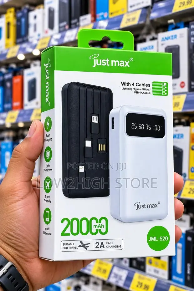 Just Max JML-520 20,000mAh Power Bank · Photo 1