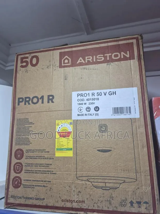 Ariston 50L Water Heater · Photo 1